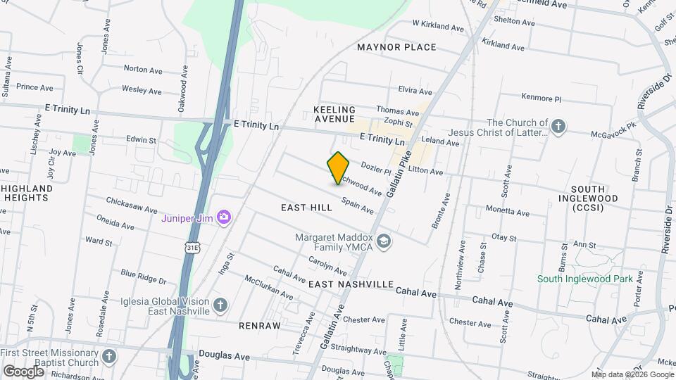 1001 Spain Ave Map and Location Details