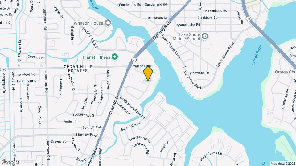 3746 Cedarcrest Dr Map and Location Details
