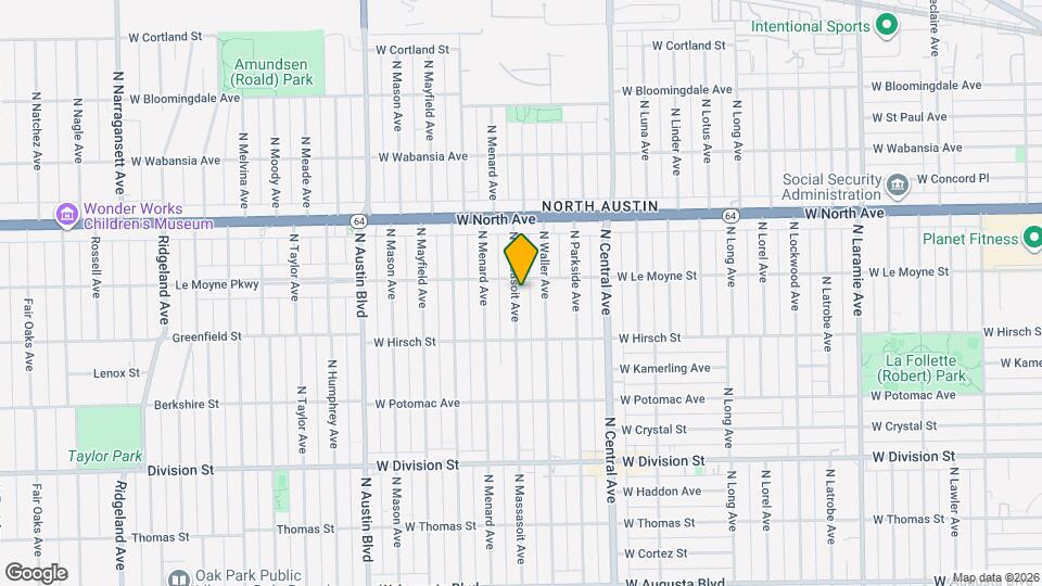 1451 N Massasoit Ave Map and Location Details