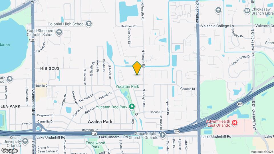 6740 Forsyth Oak Ct Map and Location Details