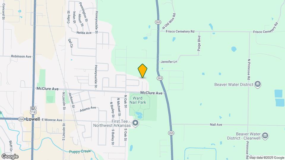 726 McClure Ave Map and Location Details