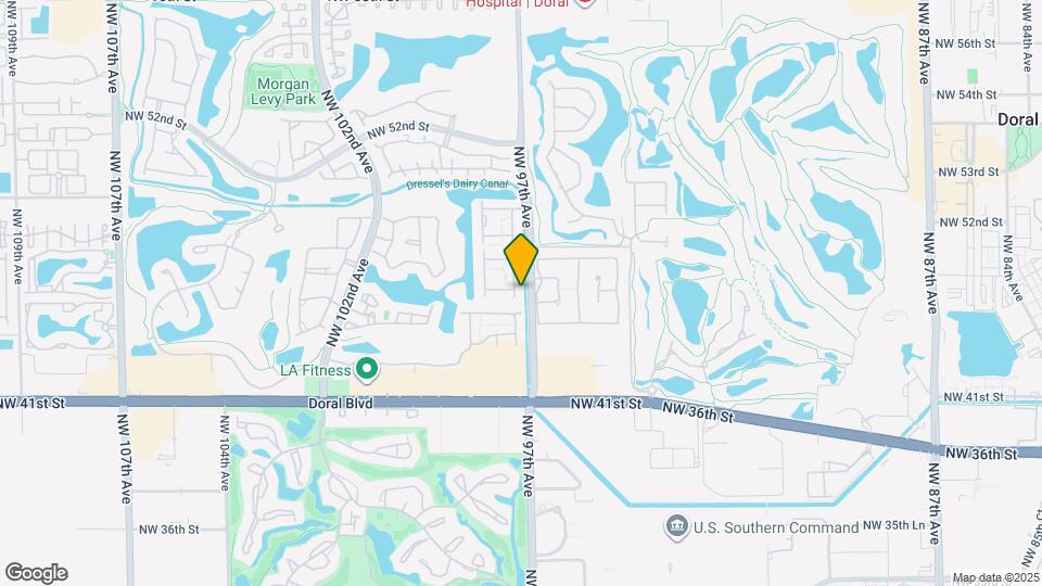 4623 NW 97th Ct Map and Location Details