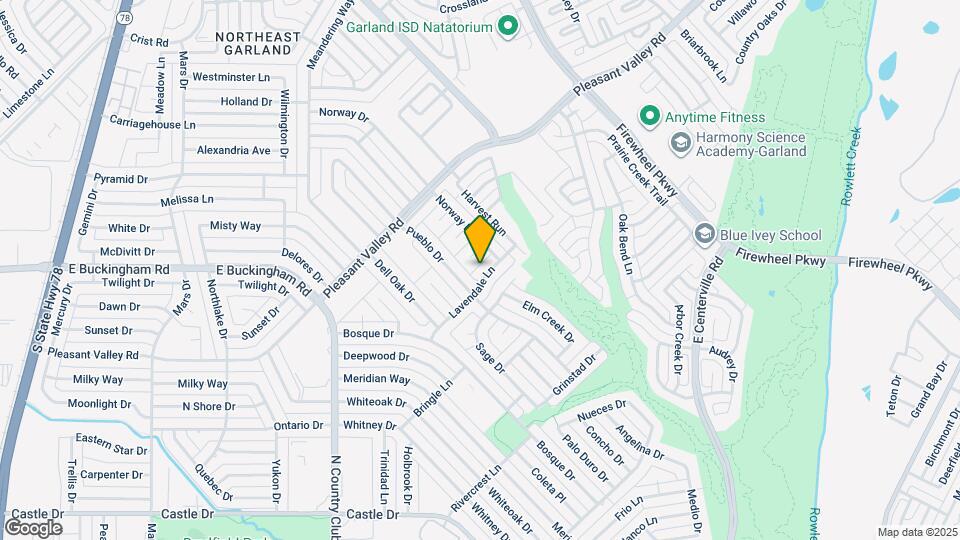 1513 Lavendale Ln Map and Location Details