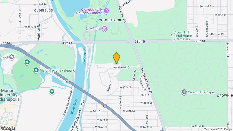 1210 Golden Hill Dr Map and Location Details