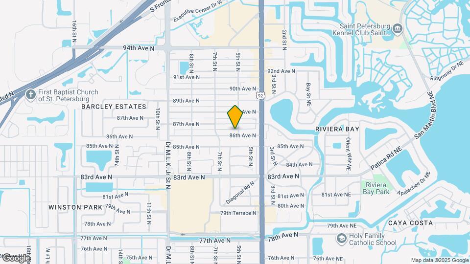 513 86th Ave N Map and Location Details