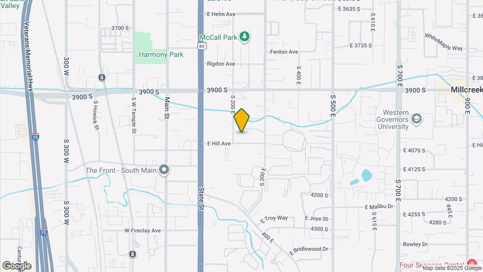 219 E Hill Ave Map and Location Details