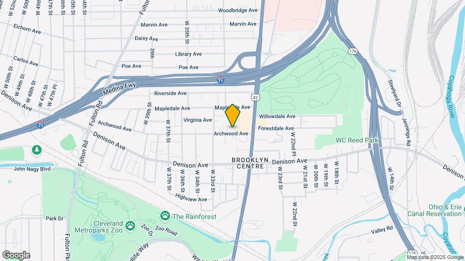 2902 Archwood Ave Map and Location Details