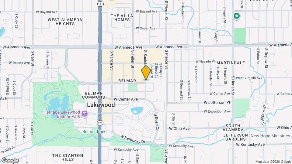 492 S Saulsbury St Map and Location Details