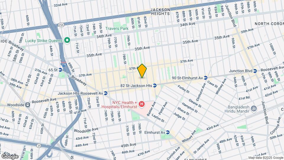 37-51 80th St Mapa y Detalles de la Ubicación