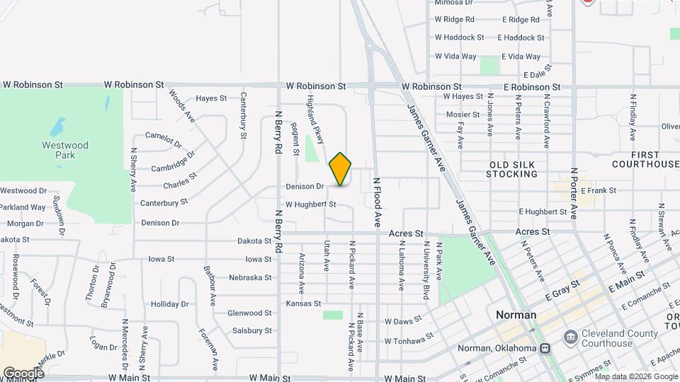 708 Denison Dr Map and Location Details