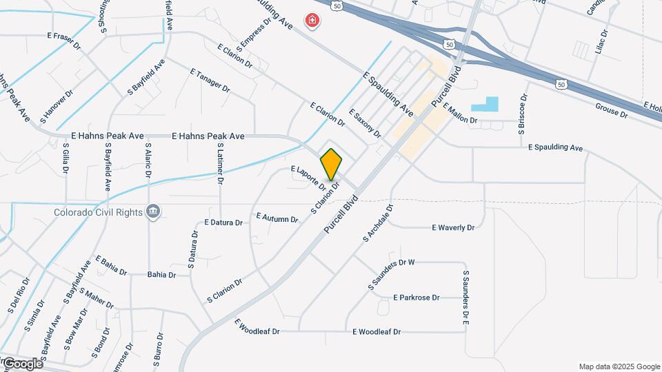 751 E Laporte Dr Map and Location Details