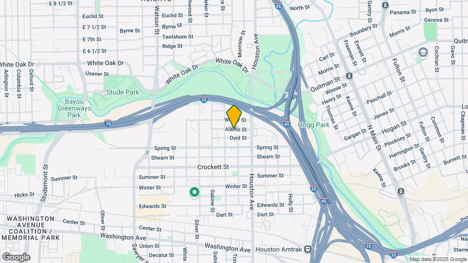 1611 Alamo St Map and Location Details