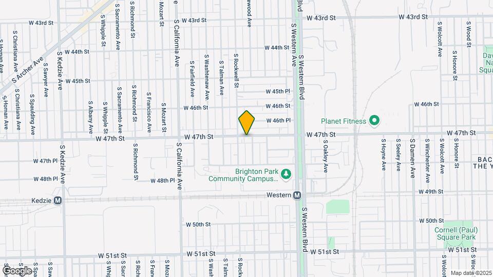 2543 W 47th St Map and Location Details