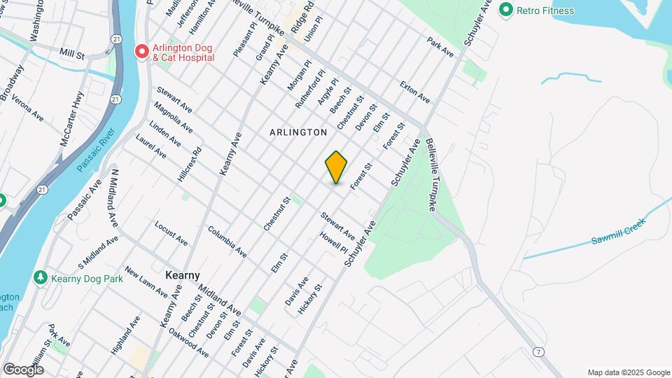 646 Elm St Mapa y Detalles de la Ubicación