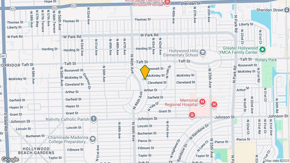 1400 E Hawthorne Cir Map and Location Details
