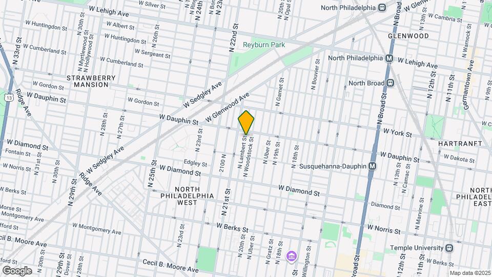 2251 N Lambert St Map and Location Details