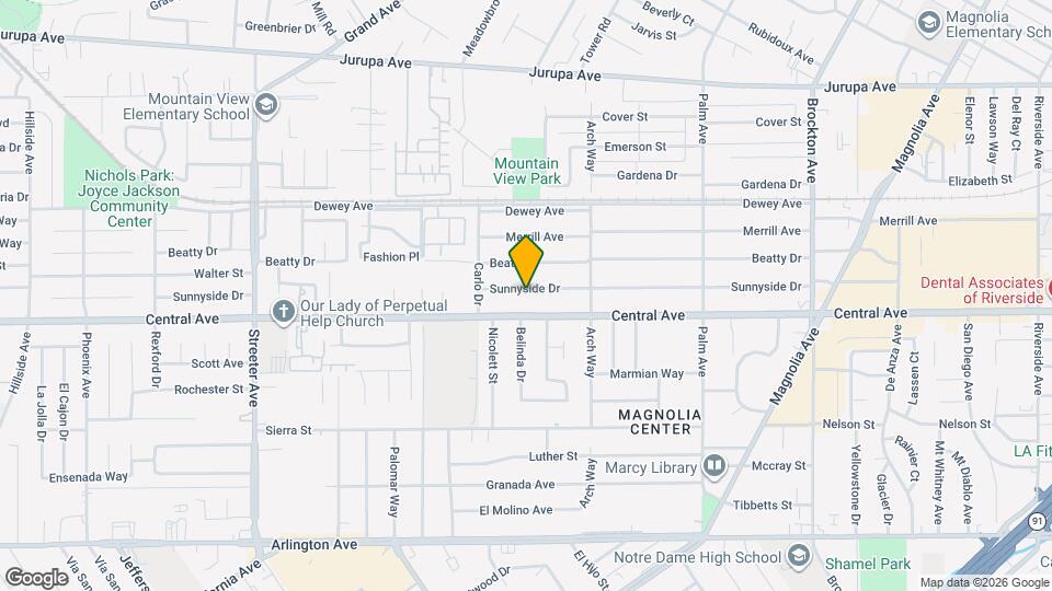 4816 Sunnyside Dr Mapa y Detalles de la Ubicación