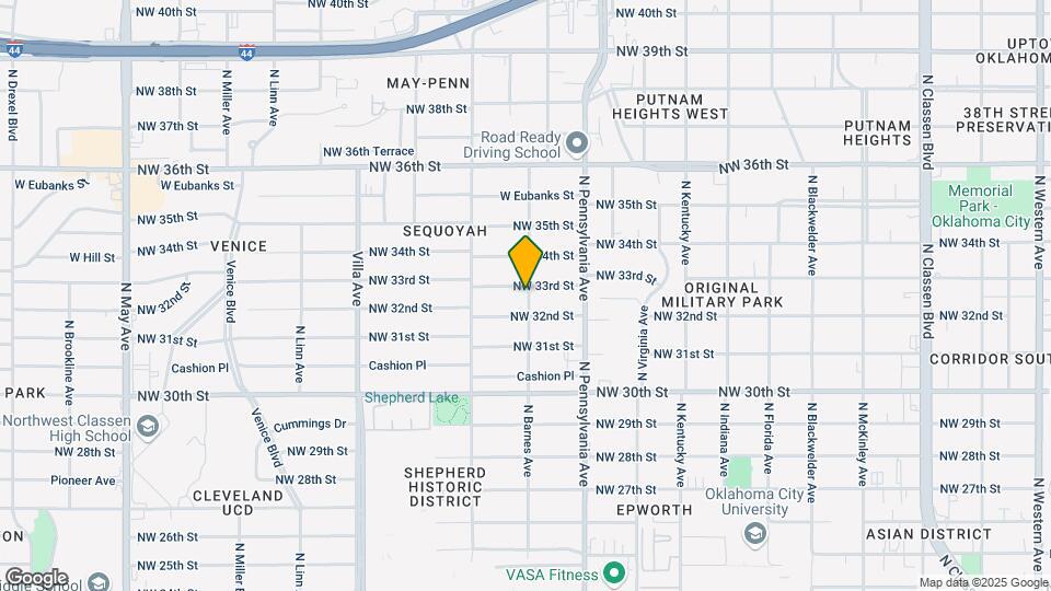 2200 NW 33rd St Map and Location Details