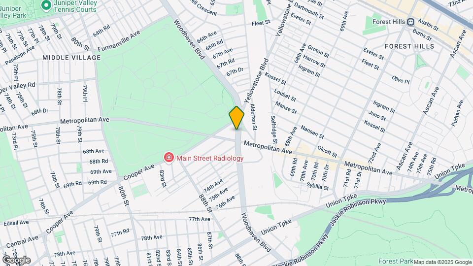 70-02 Woodhaven Blvd, Unit 2 Map and Location Details