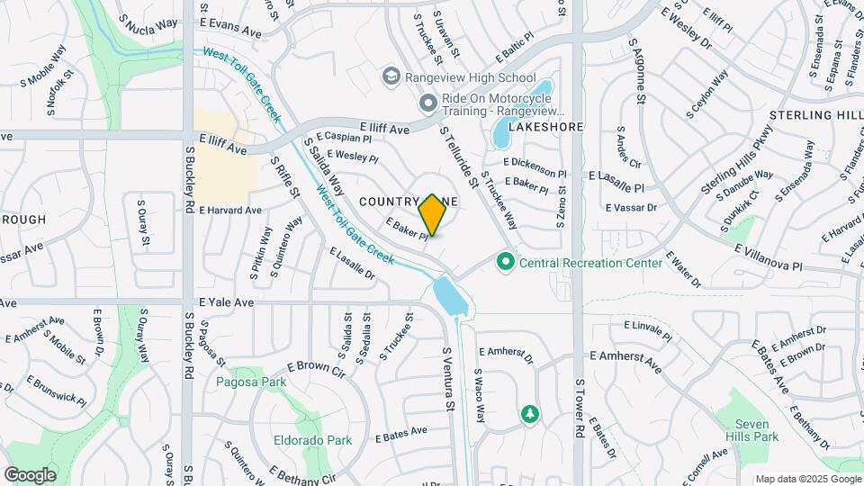 2474 S Sedalia Cir Map and Location Details