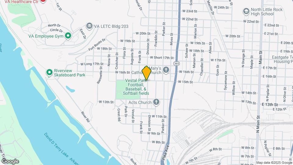 1423 Division St Map and Location Details