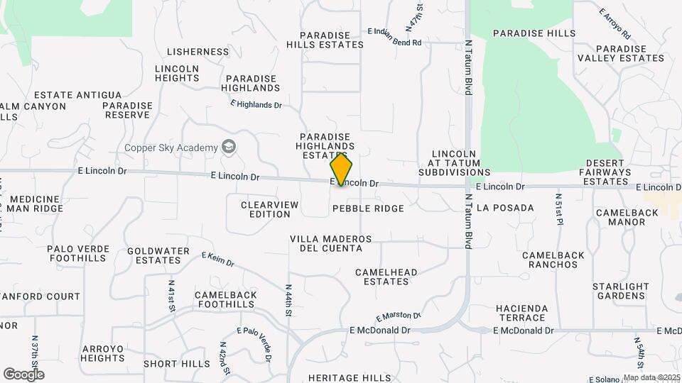 4544 E Pebble Ridge Rd Map and Location Details