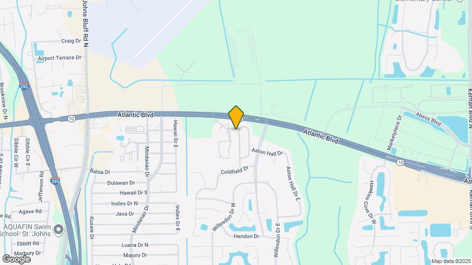 1622 Hudderfield Cir W Map and Location Details