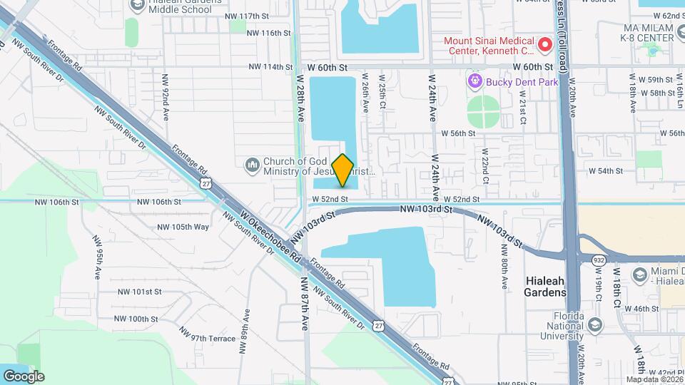 2669 W 52nd St Map and Location Details