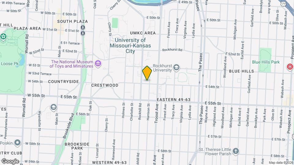 5346 Harrison St Map and Location Details