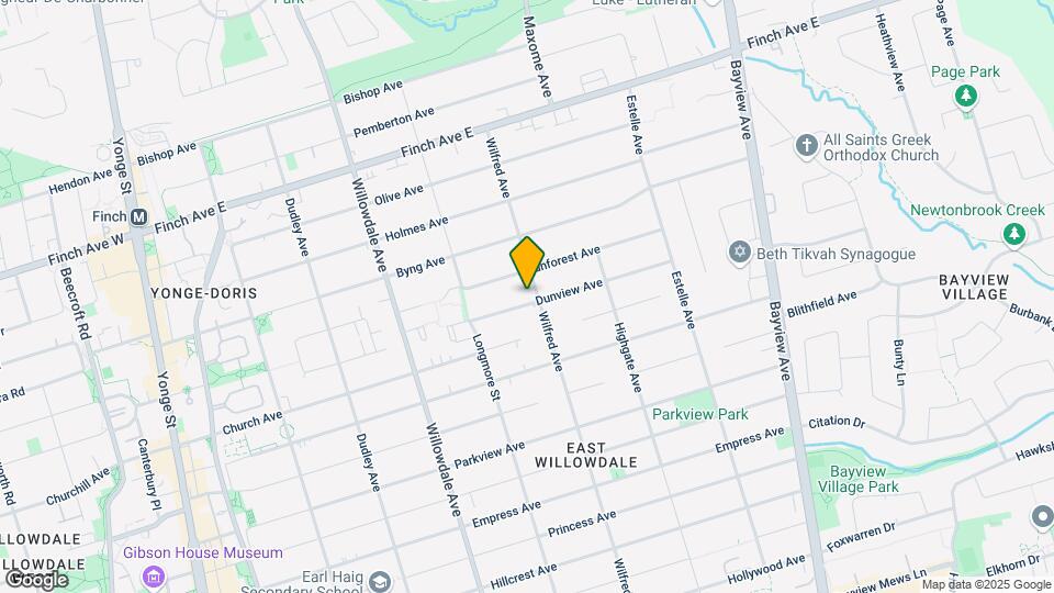 222 DUNVIEW Ave Map and Location Details