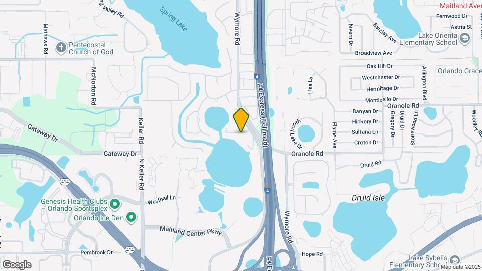 938 Lake Destiny Rd Map and Location Details