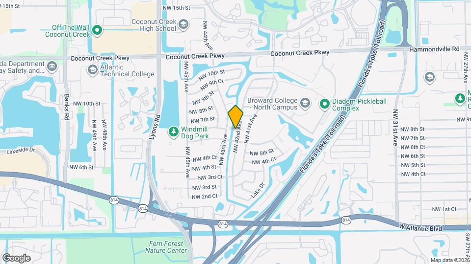 621 NW 42nd Ave Map and Location Details