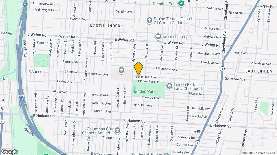 1255 Genessee Ave Map and Location Details