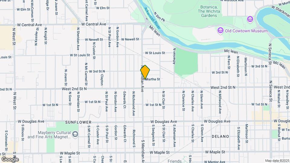 322 N Meridian Ave Map and Location Details