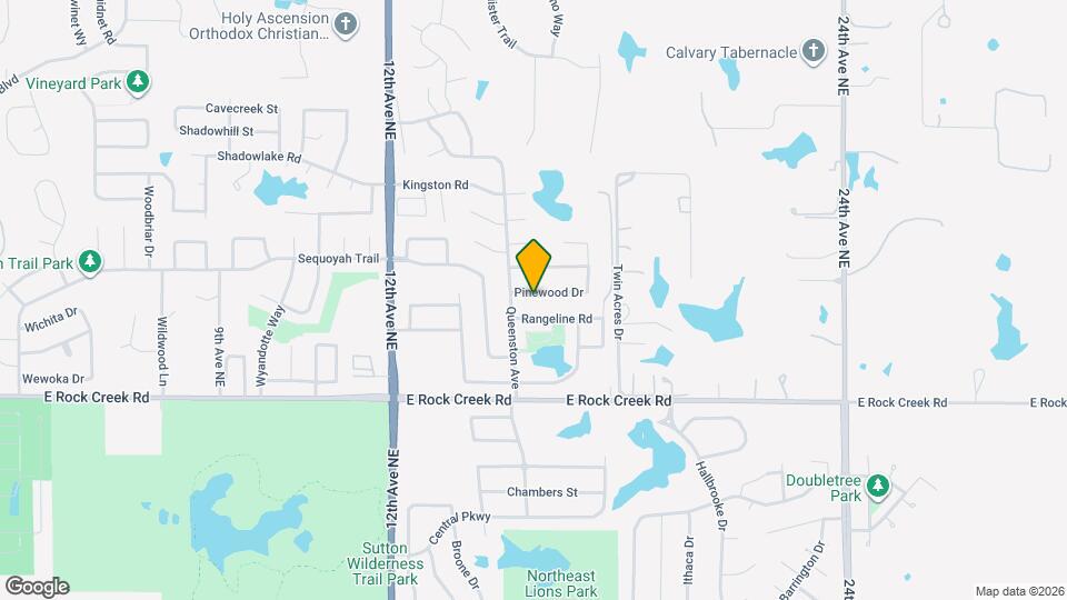 1512 Pinewood Dr Map and Location Details