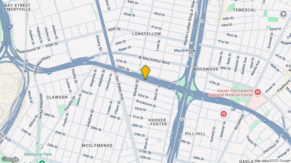 836 35th St Map and Location Details