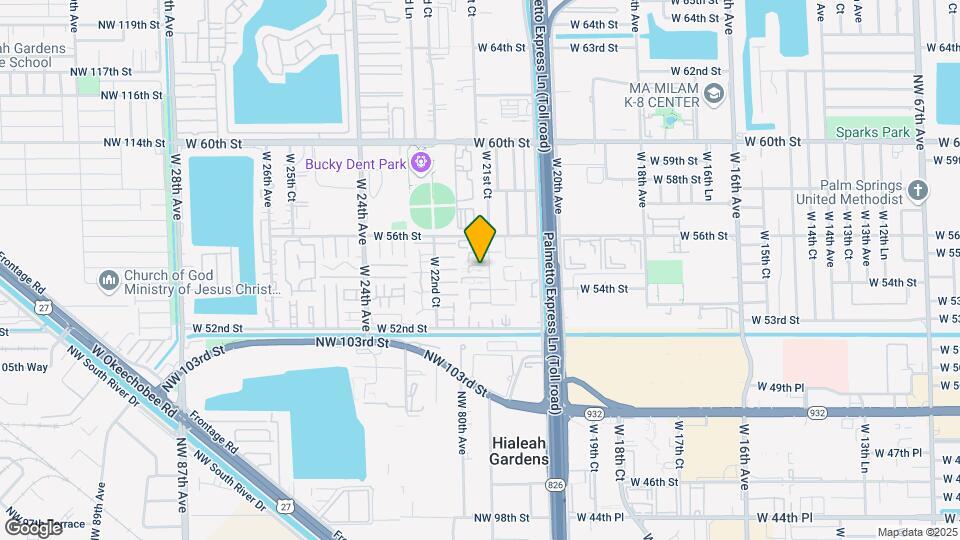 5440 W 21st Ct-Unit -202 Map and Location Details
