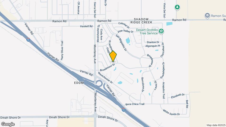 73210 Broadmoor Dr Map and Location Details