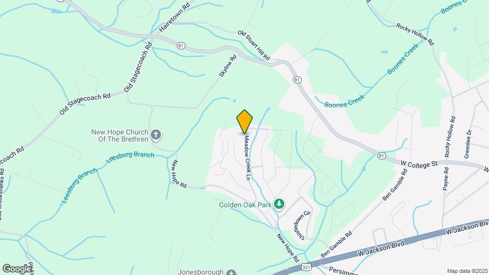 1323 Meadow Creek Ln Map and Location Details