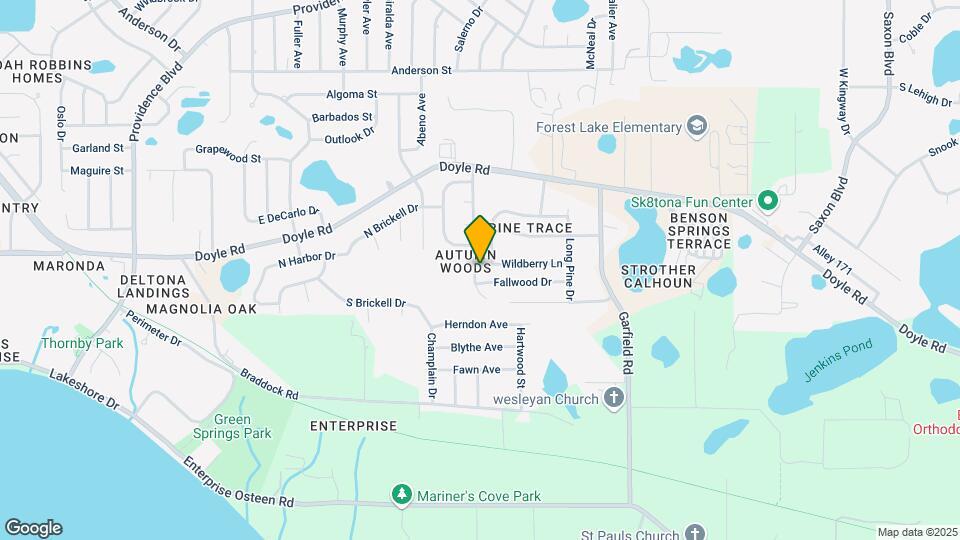 1301 Wildberry Ln Map and Location Details