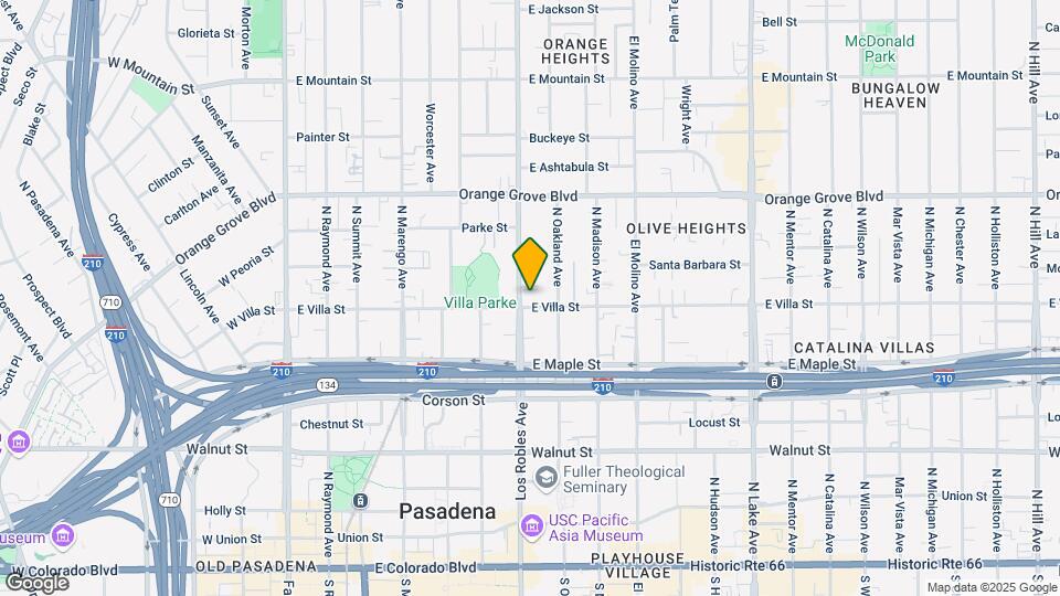 500 N Los Robles Ave Map and Location Details