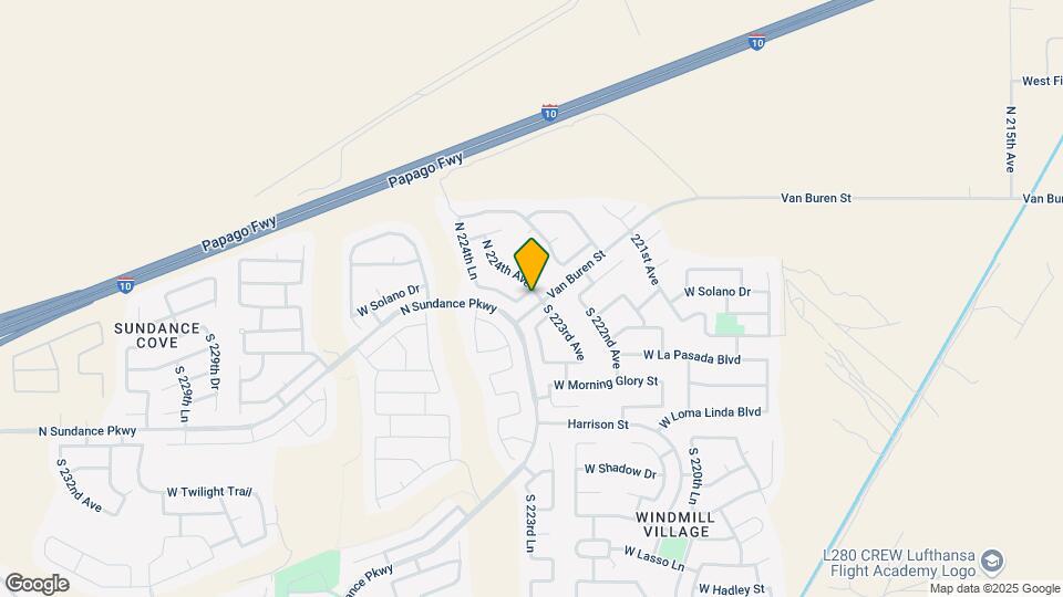 22367 W Solano Dr Map and Location Details