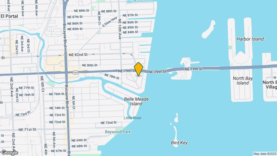7831 N Bayshore Dr Map and Location Details