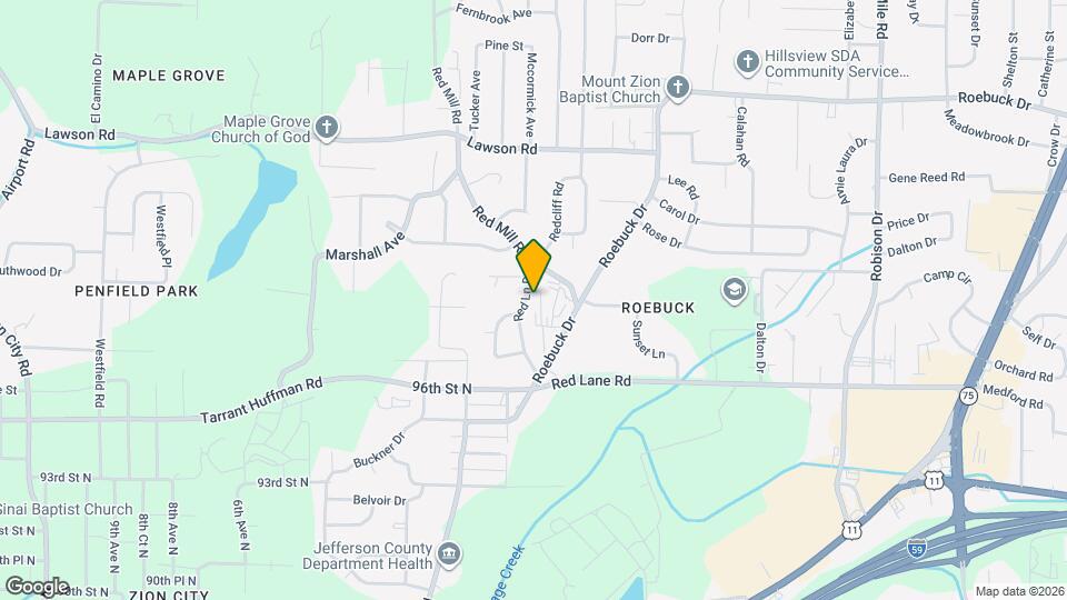 9705 Red Ln Dr Map and Location Details