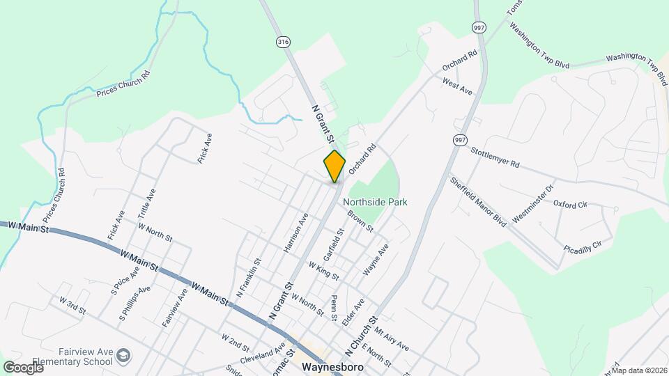 301 Grandview Ave Map and Location Details