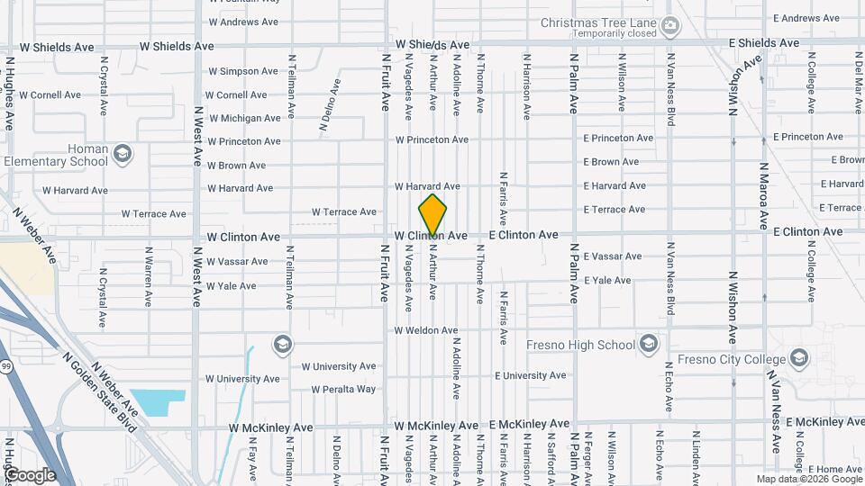 2343 N Arthur Ave Map and Location Details