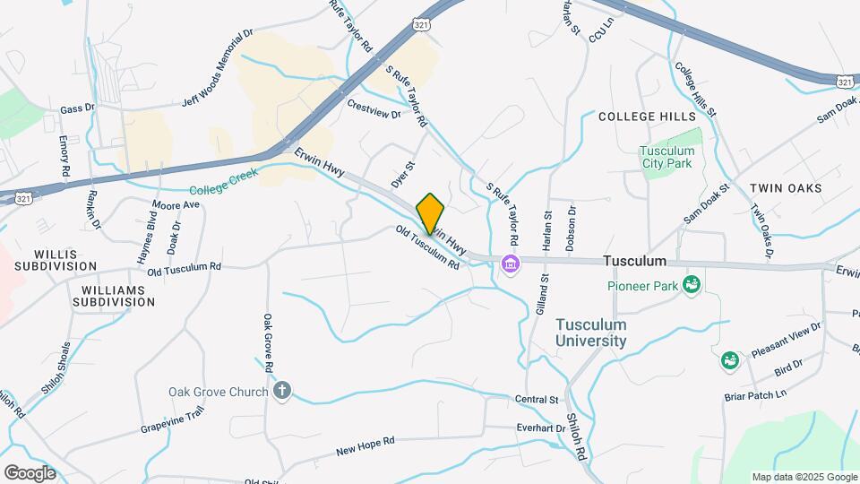 2323 Old Tusculum Rd Map and Location Details
