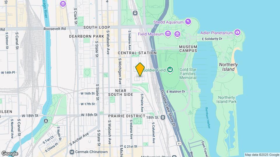 1502 S Prairie Ave Mapa y Detalles de la Ubicación