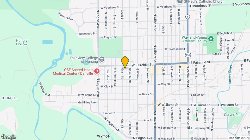 809 Grant St Mapa y Detalles de la Ubicación