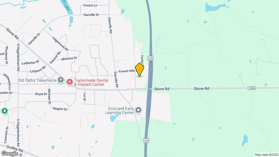 400 Pine Burr Ln Map and Location Details